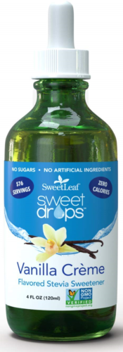 SWEET DROPS VANILLA CRÈME STEVIA SWEETENER 4 OUNCE