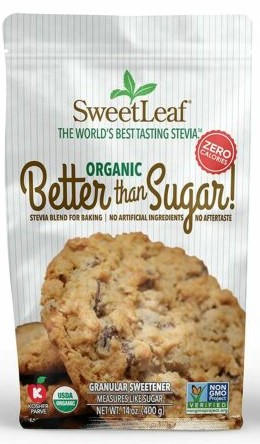 SWEETLEAF ORGANIC BETTER THAN SUGAR GRANULAR SWEETENER 14 OUNCE