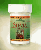 ORGANIC STEVIA EXTRACT WHITE POWDER 1OZ