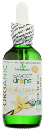 ORGANIC SWEETLEAF® SWEET DROPS VANILLA CRÈME FLAVORED STEVIA SWEETENER 2 OUNCE