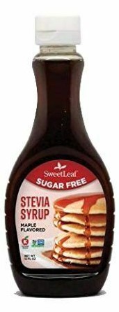 SWEETLEAF SUGAR FREE STEVIA SYRUP MAPLE 12 OUNCE