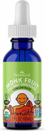 SWEETLEAF ORGANIC MONK FRUIT SWEETENER CONCENTRATE UNFLAVORED 2 OUNCE