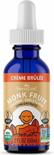 SWEETLEAF ORGANIC MONK FRUIT SWEETENER CONCENTRATE CREME BRULEE 2 OUNCE