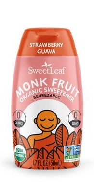 SWEETLEAF ORGANIC MONK FRUIT SWEETENER CONCENTRATE ORANGE PASSIONFRUIT 2 OUNCE