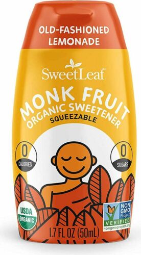 SWEETLEAF ORGANIC MONK FRUIT SWEETENER SQUEEZABLE OLD FASHIONED LEMONADE 1.7 OUNCE