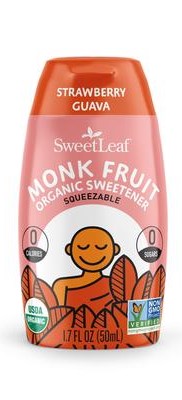 SWEETLEAF ORGANIC MONK FRUIT SWEETENER SQUEEZABLE ORANGE PASSIONFRUIT 1.7 OUNCE