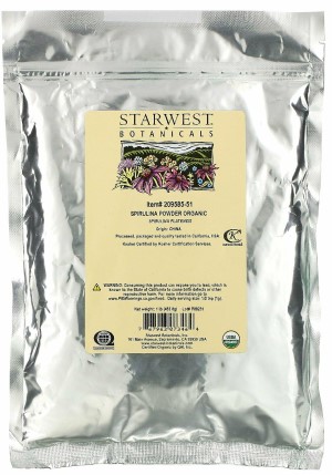 ORGANIC SPIRULINA POWDER 1 LB